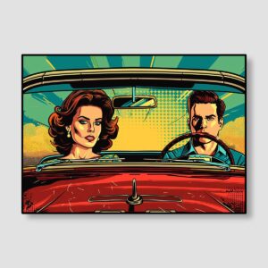 Retro Car Couple
