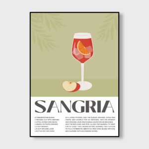 Sangria Recipe Poster