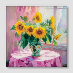 Sunflower Vase