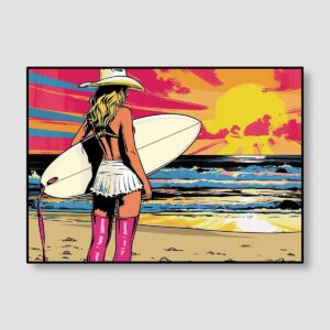 Sunset Surf Cowgirl 2