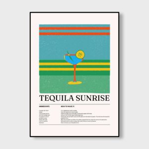 Tequila Sunrise Poster