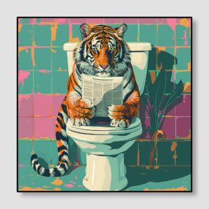 Tiger Toilet Reader