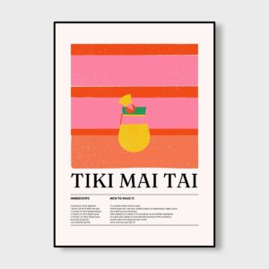 Tiki Mai Tai Poster