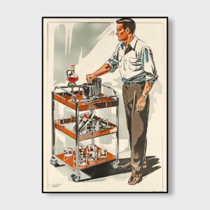 Vintage Bar Cart