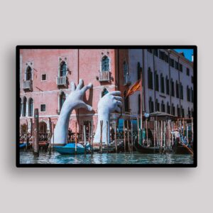 Canal Hands Sculpture