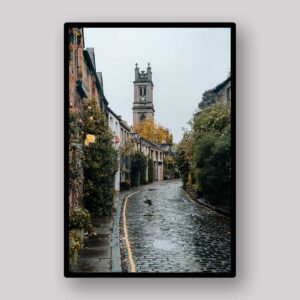 Cobblestone Canal Lane