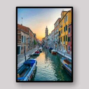 Colorful Canal Boats