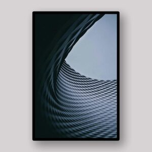Dark Curved Facade