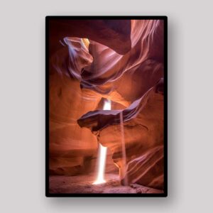 Glowing Canyon Beam