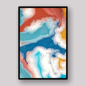 Marbled Color Abstract