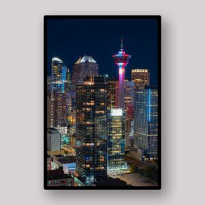 Night Skyline Towers