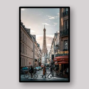 Paris Street Evening