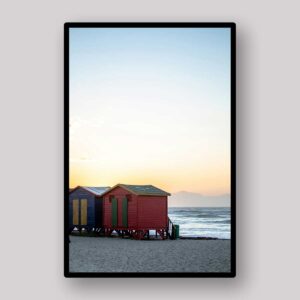 Pastel Hut Sunset