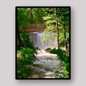 River Waterfall Bridge