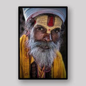 Sadhu Portrait Gold