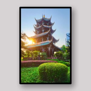Sunlit Garden Pagoda