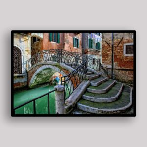 Venice Footbridge Canal