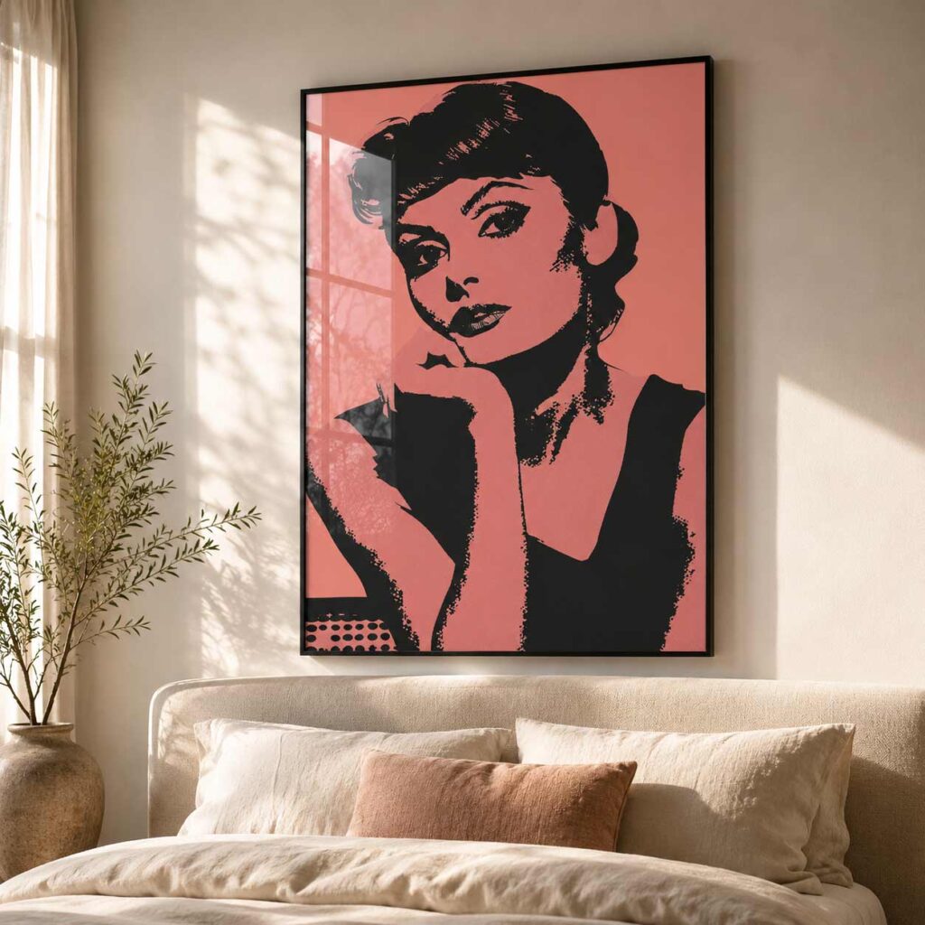 Audrey Pink Portrait